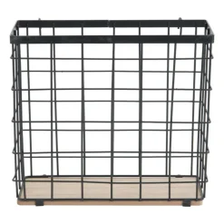 Mandje voor wandrek - 24x9x22 cm - zwart