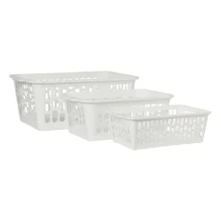 Mandje wit - 14.5x34x24 cm