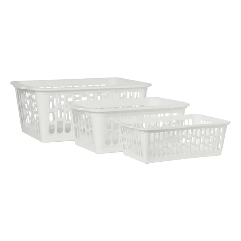 Mandje wit - 14.5x34x24 cm