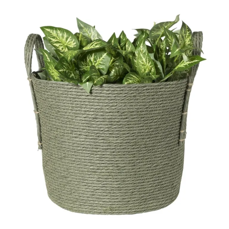 Mand Lotte - ø28x33 cm - groen