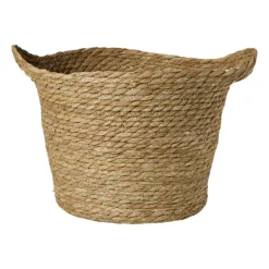 Mand rond L - bruin - ø26x33 cm