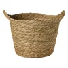 Mand rond M - bruin - ø23x27 cm