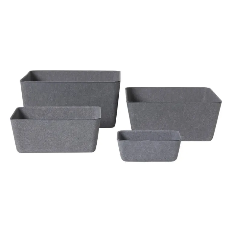Mand vilt middel - grijs - 11x25x25 cm