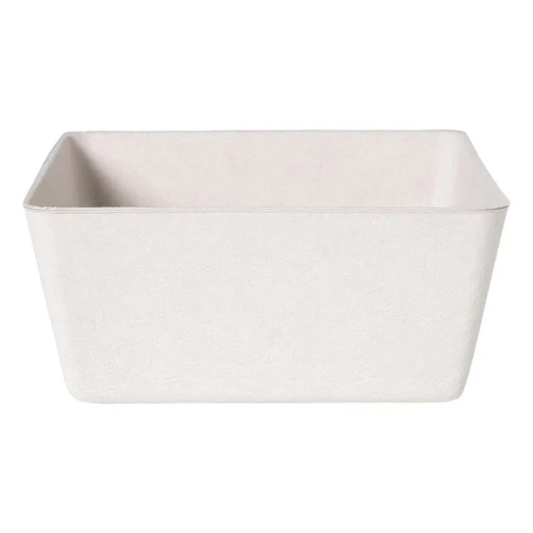 Mand vilt middel - wit - 11x25x25 cm