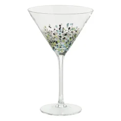Martini glas stippen - transparant - 200 ml