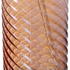 Mason jar iriserend - oranje - ø7.5x14 cm