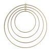 Metalen deco ringen - goud - set van 4