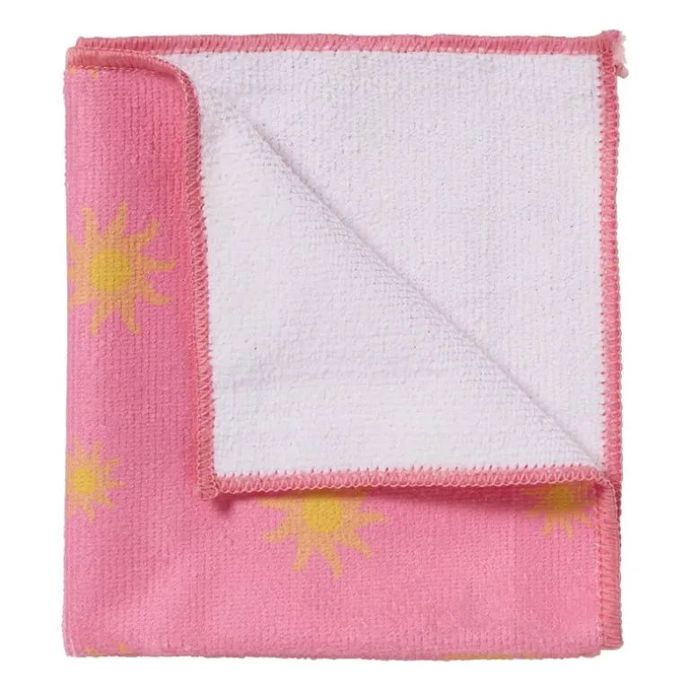 Microvezel doekjes zonnetjes - 32x36 cm - set van 2