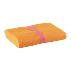 Microvezel handdoek - oranje - 100x180 cm