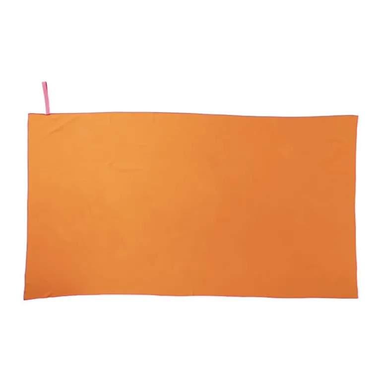 Microvezel handdoek - oranje - 100x180 cm