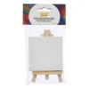 Mini canvas met ezel - hout - 12.5x7x7 cm
