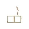 Mini Fotokadertje hangend - goud - 6x8.5 cm