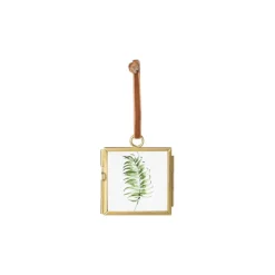 Mini Fotokadertje hangend - goud - 6x8.5 cm
