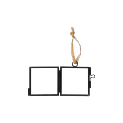 Mini Fotokadertje hangend - zwart - 6x8.5 cm