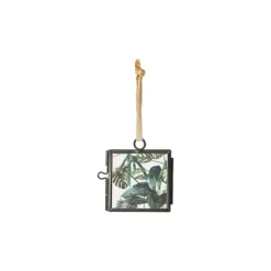 Mini Fotokadertje hangend - zwart - 6x8.5 cm