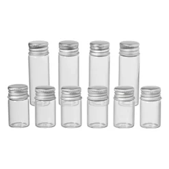Mini glazenflesjes - 9 ml - set van 6