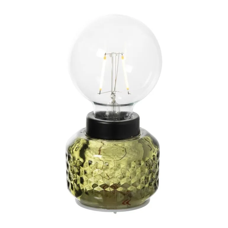 Mini tafellamp - groen - ø8x17 cm