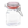 Mini-voorraadpot Klemdeksel vierkant
