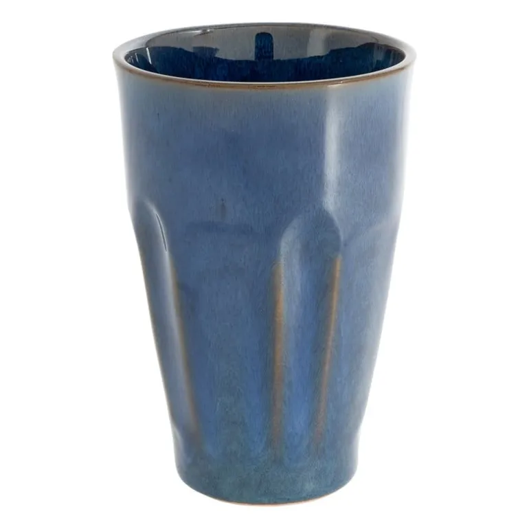 Mok facet - donkerblauw - 360 ml