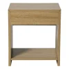 Nachtkastje Celine met lade - bruin - 45x40x35 cm