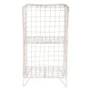 Nachtkastje wire - beige - 65x35x30 cm