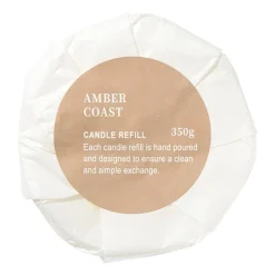 Navulling geurkaars - amber coast - 350 gram