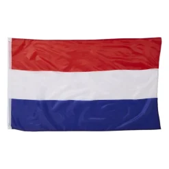 Nederlandse vlag - rood/wit/blauw - 90x150 cm