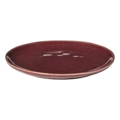 Ontbijtbord Toscane - bordeauxrood - ø20.5 cm