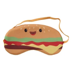 Oogmasker hamburger - oranje