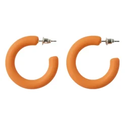 Oorbellen cirkel - oranje