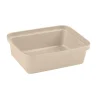 Opbergbakje middel - beige - 6x18.8x14.7 cm