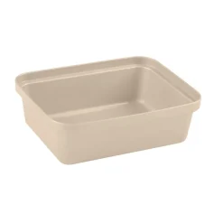 Opbergbakje middel - beige - 6x18.8x14.7 cm