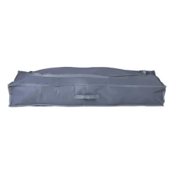 Opberghoes voor dekbed of kussens - grijs - 15x100x45 cm