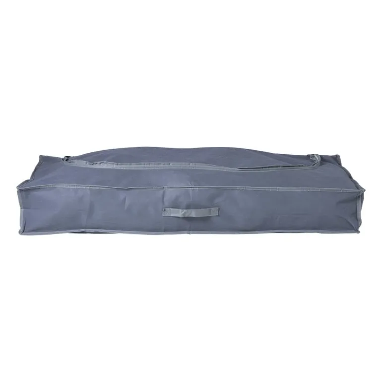Opberghoes voor dekbed of kussens - grijs - 15x100x45 cm