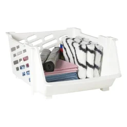 Opbergmand - wit - 22x44x33.5 cm