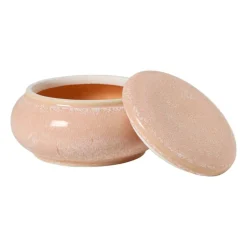 Opbergpotje keramiek - multikleur - ø12x8 cm - diverse varianten