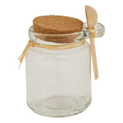 Opbergpotje - kurk en lepeltje - 200 ml