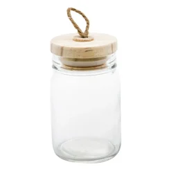 Opbergpotje met houten deksel