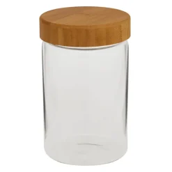 Opbergpot met bamboe deksel - 900 ml
