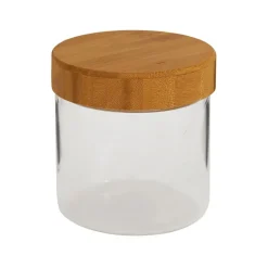 Opbergpot met bamboe deksel - 600 ml