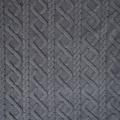 Oversized hoodie jacquard - grijs - one size