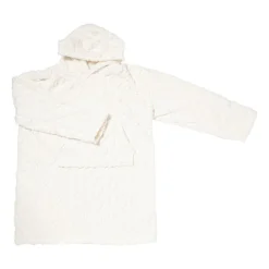 Oversized hoodie jacquard - offwhite - one size