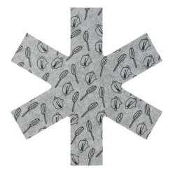 Pannenbeschermer - grijs - set van 3
