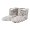 Pantoffels gemeleerd - lichtgrijs - maat 37-38