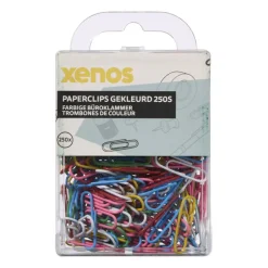 Paperclips - multikleur - set van 250
