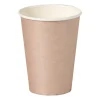 Papieren bekers - roségoudkleurig - set van 8