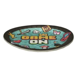 Papieren borden game - multikleur - set van 8