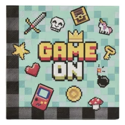 Papieren servetten game - multikleur - set van 20