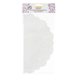 Papieren taartranden - ø26 cm - set van 6