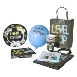 Papieren tasjes level up - set van 6